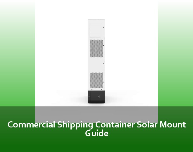 Commercial Shipping Container Solar Mount Guide